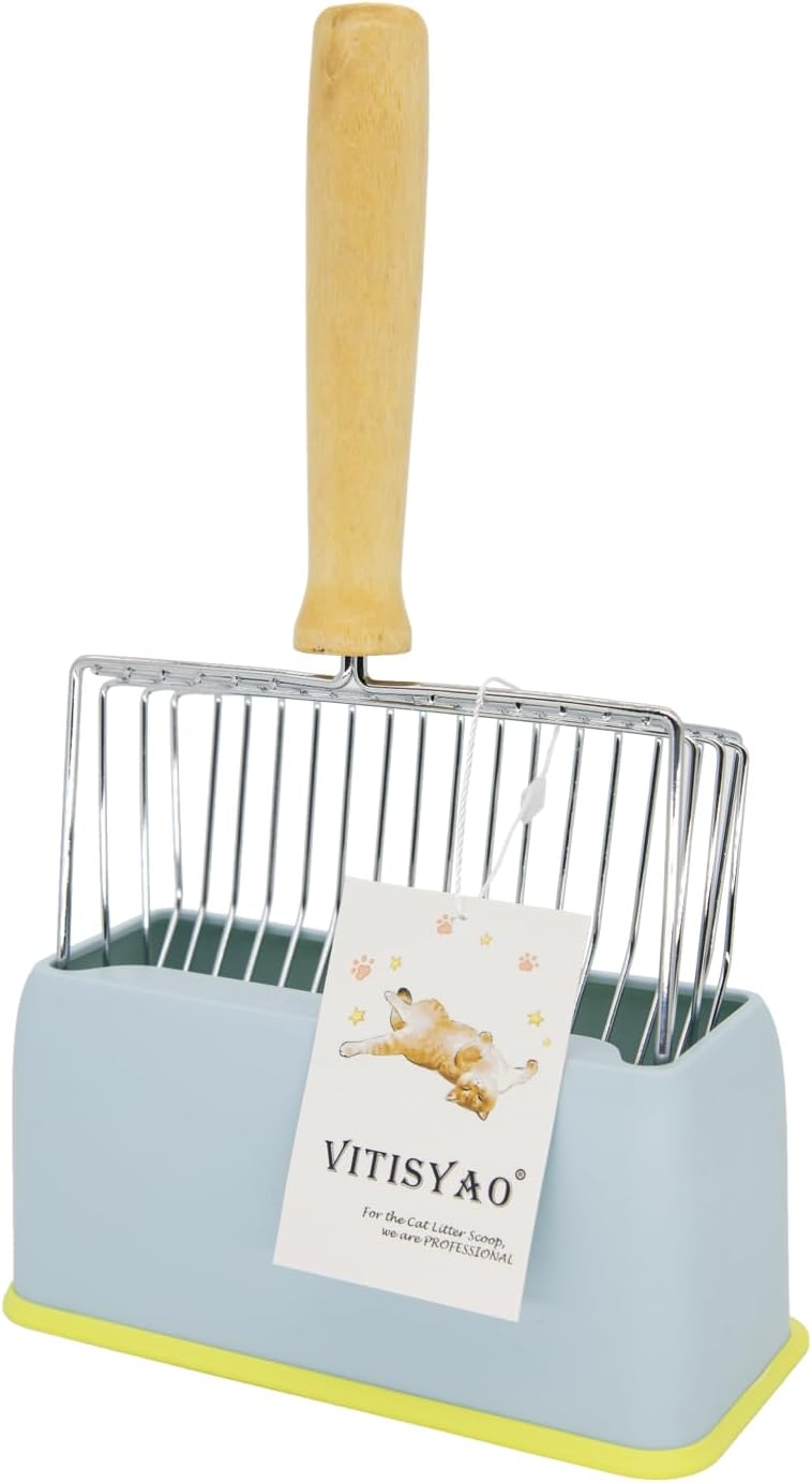 Ysglory 2 Sets Cat Litter Scoop Stainless Steel Litter