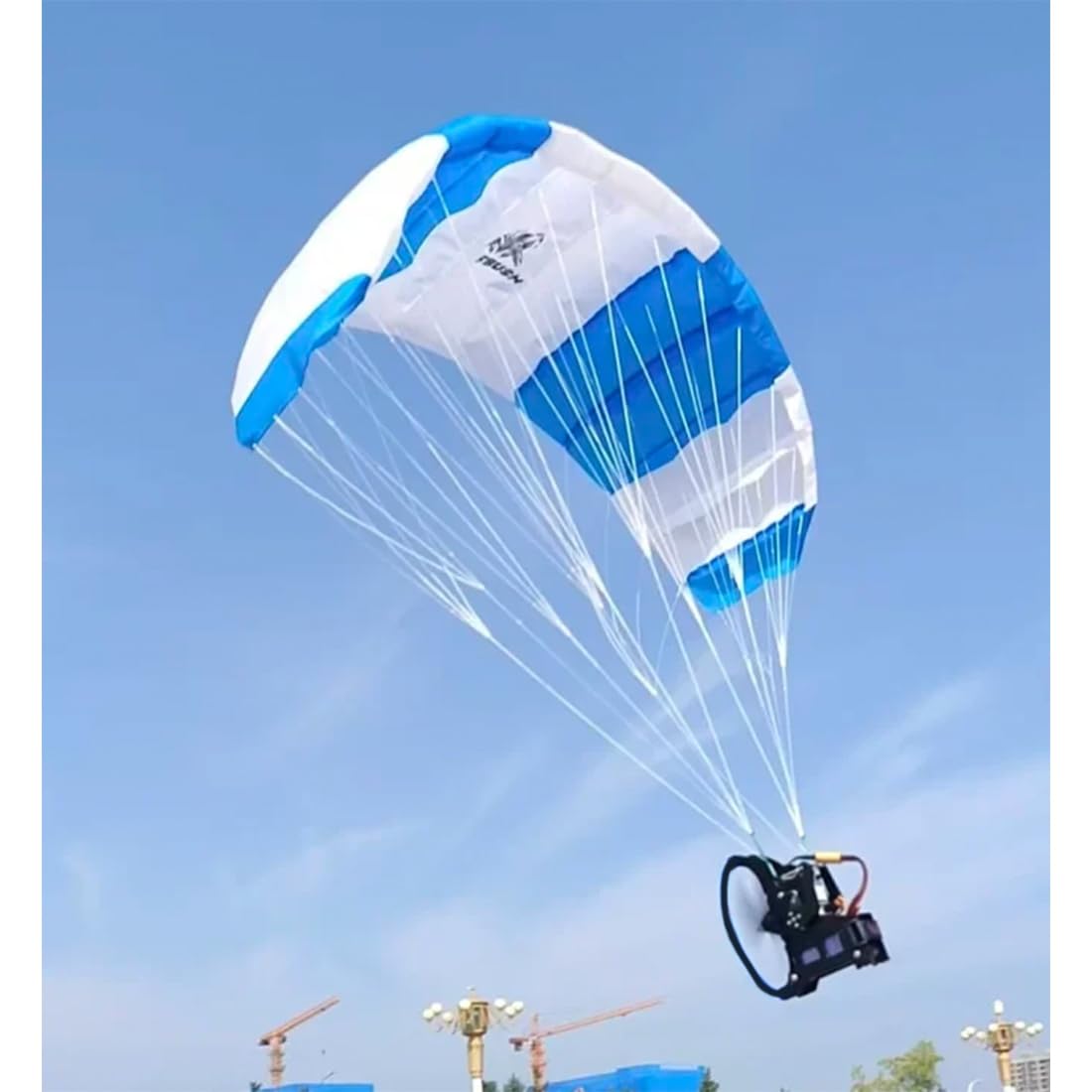 2.4G 128cm Spannweite RC Paraglider, Elektrische Stunt Mini Paraglider Modell Stuntflug In Großer Höhe RC Flugzeugmodell, Urlaubs- Und Geburtstagsgeschenk (RTF Version)