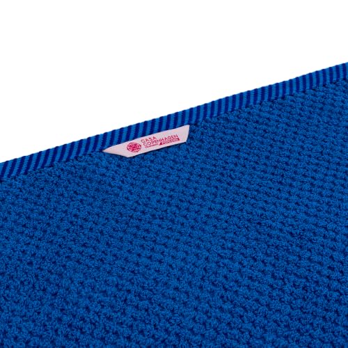 Image of Casa Copenhagen - Egyptian Cotton Popcorn6 Pcs Face Towel (30 X 30 cm) Colour : Electric Blue