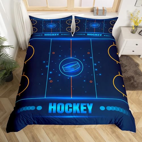 Parure literie hockey enfants garçons filles taille complète