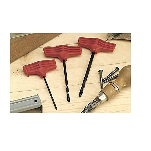Linic UK Made Set of 3 Different Sized Twist Gimlets (2mm, 3mm and 4mm) (W8070). Free UK Postage.