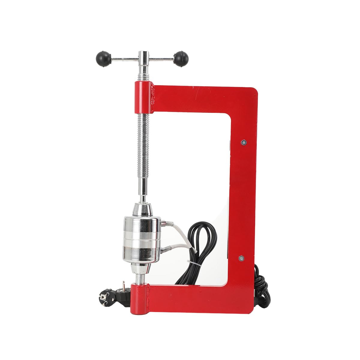 Macchina Per La Riparazione Del Riscaldamento Dei Pneumatici 2×500W, Temperatura 140℃-165℃, Timer 0-120 Min, Area 10-80 Mm, Con 8 Stampi, Ideale Per Garage E Meccanici