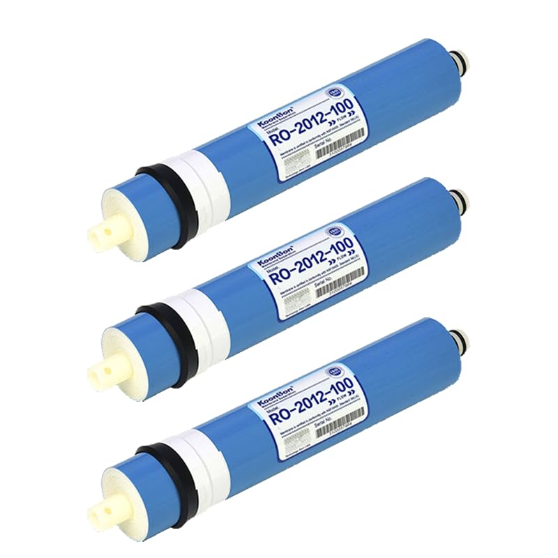 Membrana RO-2012-100 GPD ad alte prestazioni - serie residenziale - per impianti ad osmosi 3 PEZZI