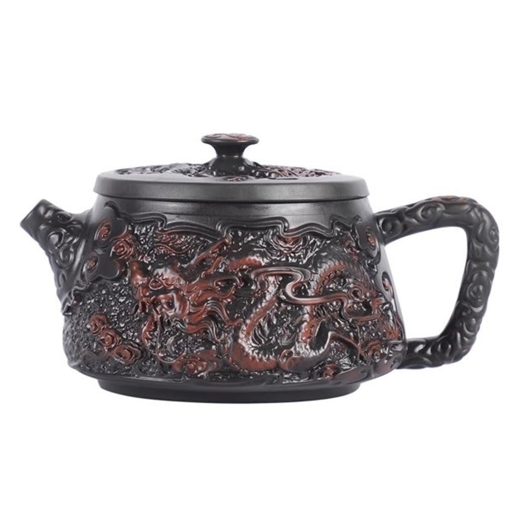 BTYQKZVPM Japanese ceramic tea pot, Ceramic Teapot 280ML Handmade Travel Portable Coffee Pot
