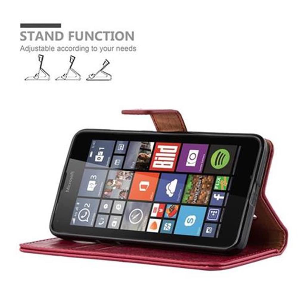 Cadorabo Custodia per Nokia Lumia 640 in Rosso Mela Cadorabo Custodia per Nokia Lumia 640 in Rosso Mela