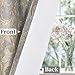 Loom and Mill Luxury Damask Curtains for Bedroom, Lined Thick Chenille Jacquard Blackout Curtains with Tiebacks, Window Curtain for Living Room Party Banquet Decor (2 Panels, 52 x 84 Inch, Grey)