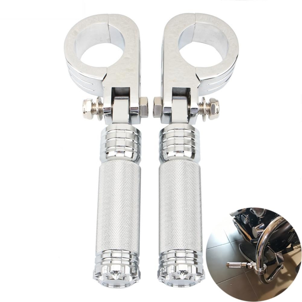 Stopki chromowane motocyklowe Highway Foot Pegs Footrest 32 38 mm Engine Guard FootpegVehicle Parts & Accessories, Części motocyklowe, inne części motocyklowe! Podnóżki motocyklowe (kolor: 38