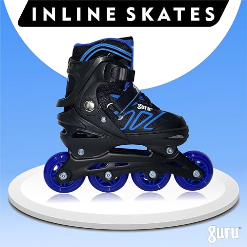 Image of GURU Inline Skates, Inline Skates Wheels for Kids & Adults Medium Size in-line Skates