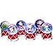 Produktbild Mini Weihnachten Schneekugeln, Kleine Schneekugel Sortiert Weihnachtsdekoration Designs Handwerk Dekorative Leuchtende Weihnachten Und Neujahr Geschenk Ornament Party Gefälligkeiten65 x 45 x 45 mm