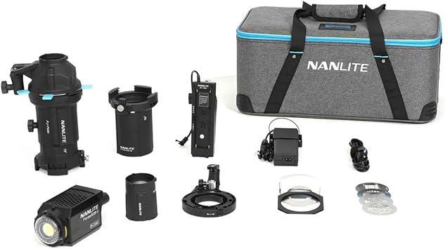 Nanlite Forza 60B II Kit with FM-Mount Projection Attachment and 19 + 36 Degree Lenses