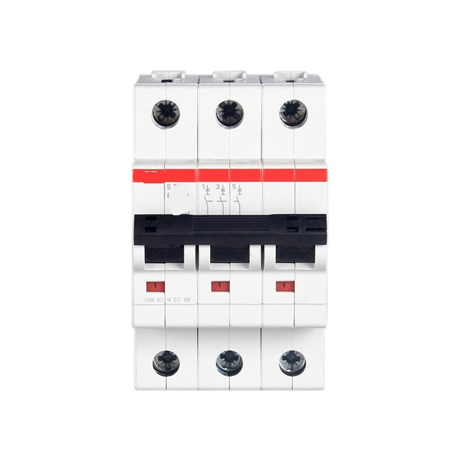 Disjoncteur miniature S200M S203M-D63 triphasé pour tableau électrique exigeant