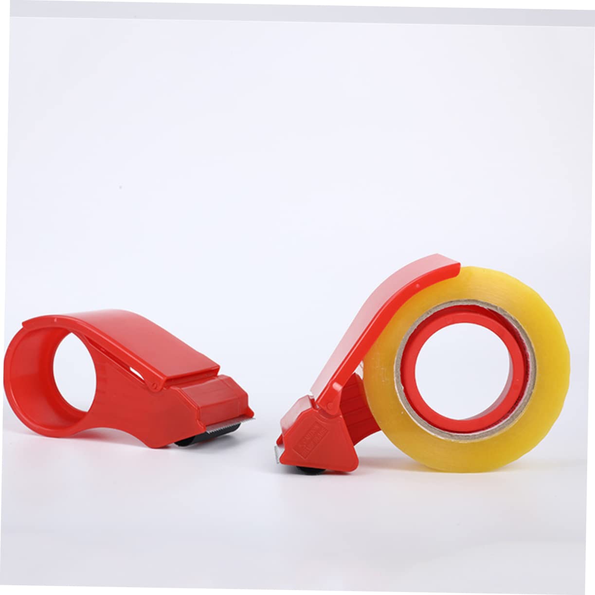 Dévidoir De Ruban Adhésif De Table Avec Protection De Sécurité Marron