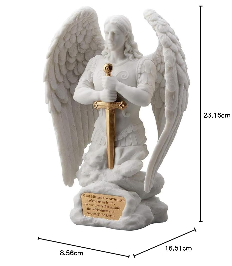 ヴェロネーゼ製 守護天使像 天使 置物 オブジェ Amazon.co.jp: ヴェロネーゼデザイン 9.1インチ 聖ミカエルの