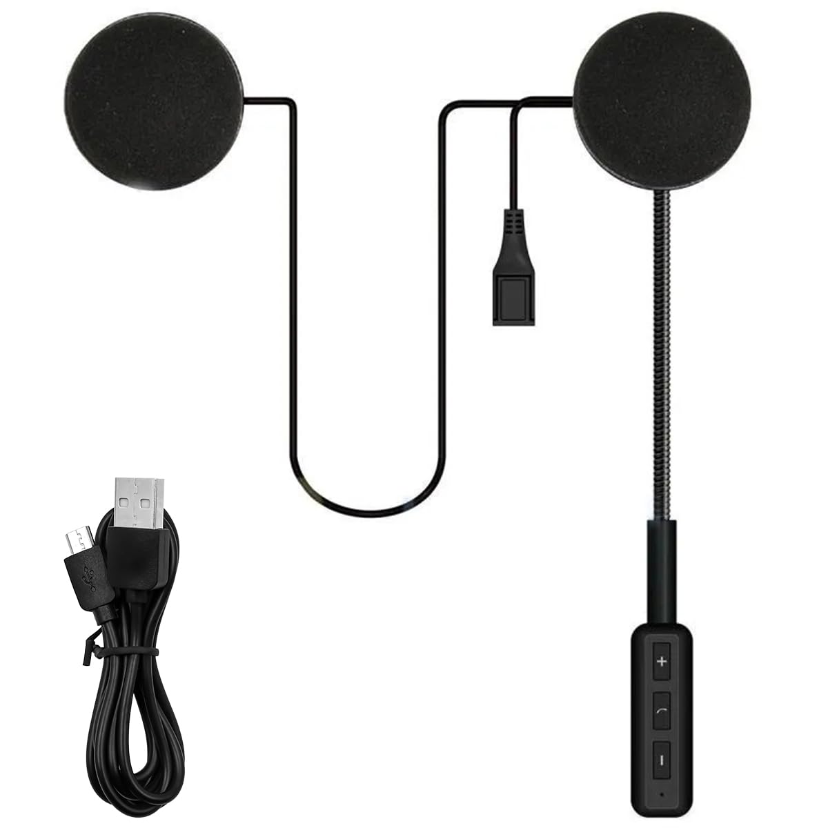 Alnicov Casco Moto Auricolare Bluetooth Casco Integrale Auricolare Wireless Integrato risponde automaticamente alla Navigazione delle chiamate