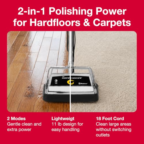 Image of Koblenz P-1800 Floor Polisher and Buffer, 12 in Twin Brush, 2 Speeds, Gold