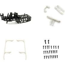 Main Frame, Servo Mounting Plate, Landing Skid Set, Screw Set, Spare Parts for C138 BELL206 RC Helicopter