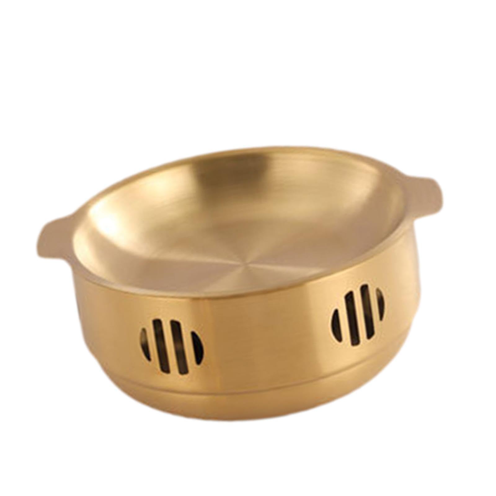 MYADDICTION Warming Stockpot Warmer Japanese Shabu Pot for Kitchen Home Restaurant Gold
