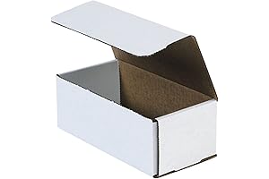 Aviditi White Corrugated Cardboard Mailing Boxes