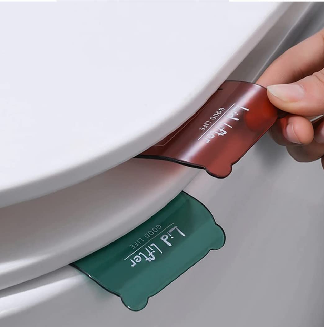 Toilet Seat Lifter Self-Adhesive Toilet Seat Holder with Double Tape Toilet Seat Lifter Handle Clip Water Closet Toilet Lifter Avoid Direct Contact with Cover & Seat (Assorted Color) (3) (B0BGC94LSL) Amazon Price History, Amazon Price Tracker