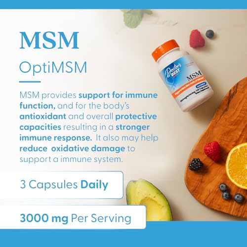 Doctor's Best MSM Supplement Capsules