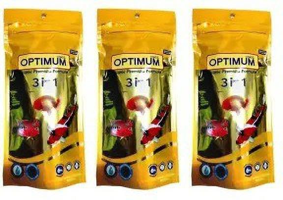 AKSHAT ENTERPRISES Optimum 3 in 1 Fish Food - 100g | Digestible & Added with Fish Meal, Corn Protein Meal & Fish Oil | Highly Nutritious Fish Food for All Aquarium Fish(Pack of 3) (B0CBQBPNJ2) Amazon Price History, Amazon Price Tracker