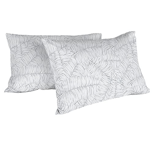 Italian Bed Linen MB Home Italy, Taies d’oreillers “Printed Colors”, Monkeys Gris, 52 x 82 cm Cover