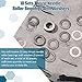 10 Sets Thrust Needle Roller Bearings with Washers 0.75 Inch Bore 1.25 Inch OD Industrial Bearing with Nice Load Carrying Capacity and Stiffness NTA1220 2TRA Thrust Needle Roller Bearing