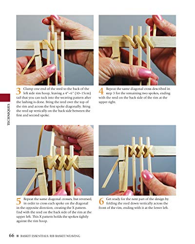 Basket Essentials: Rib Basket Weaving: Techniques and Projects for DIY Woven Reed Baskets (Fox Chapel Publishing) Traditional Methods, Step-by-Step, with 15 Patterns for Egg, Potato, and Appalachian - Image 9