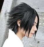 Amybria Popular Sasuke Short Black Straight Cosplay Wig