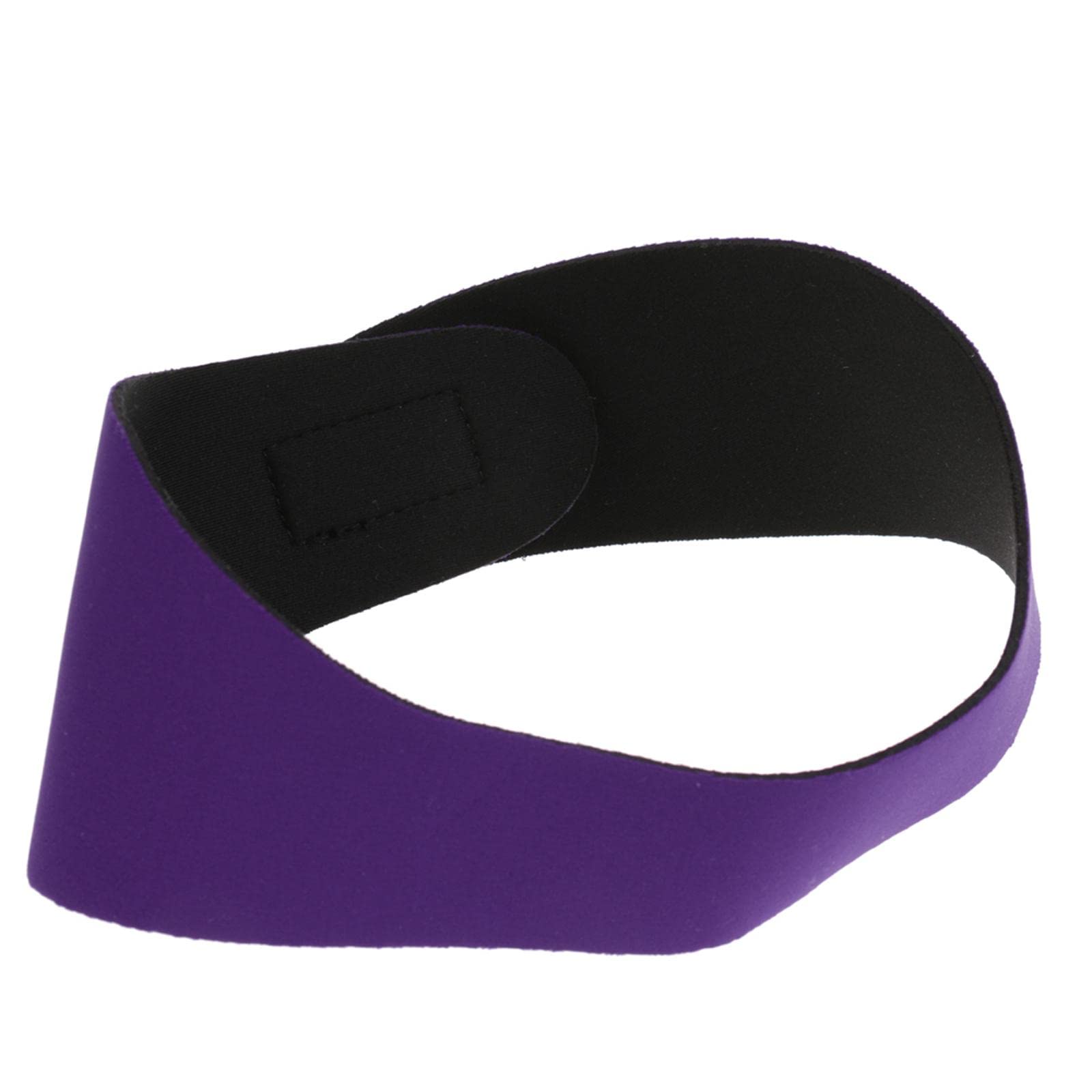 Swimming Headband Adjustable Bath Diving Waterproof Ear Protection Band Violet 58Cm-image-42
