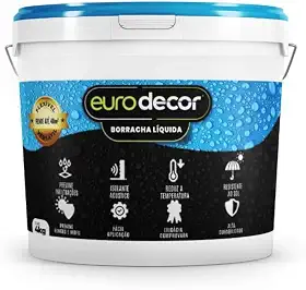 Borracha Líquida 4kg Impermeabilizante Contra Mofos e Infiltrações (Shark)