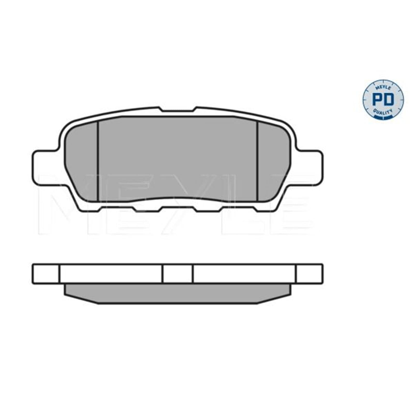 Meyle Pd-Bremsenset 291mm hinten
