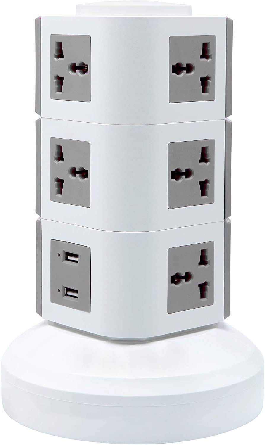 Buy Electrical Tower Extension Outlet with USB Ports, 3M Cord and UKPlug Multi Charging Station