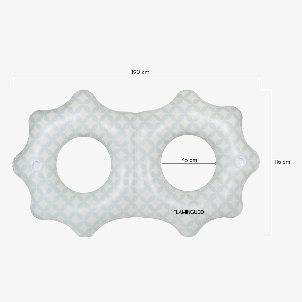 Flamingueo Gonfiabili Piscina - Gonfiabile Gigante, Materassino Mare, Accessori Piscina, Gonfiabili Mare, Materassino Piscina (190 x 115 x 42 cm)