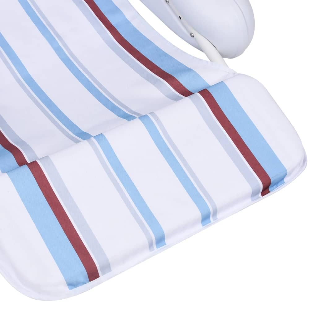 vidaXL Chaise flottante pour piscine chaise longue siège gonflable repos tapis plage porte-gobelet intégré pliable 140 x 83 x 60 cm