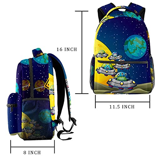 Sac à dos décontracté motifs espace pour la rentrée des classes