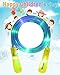 IBOSTOM Light Up Jump Rope - Jump Rope for Kids Led Jump Rope Flashing Color Change Skipping Rope Colorful Light Jumping Rope Fun Toy with Gift Box