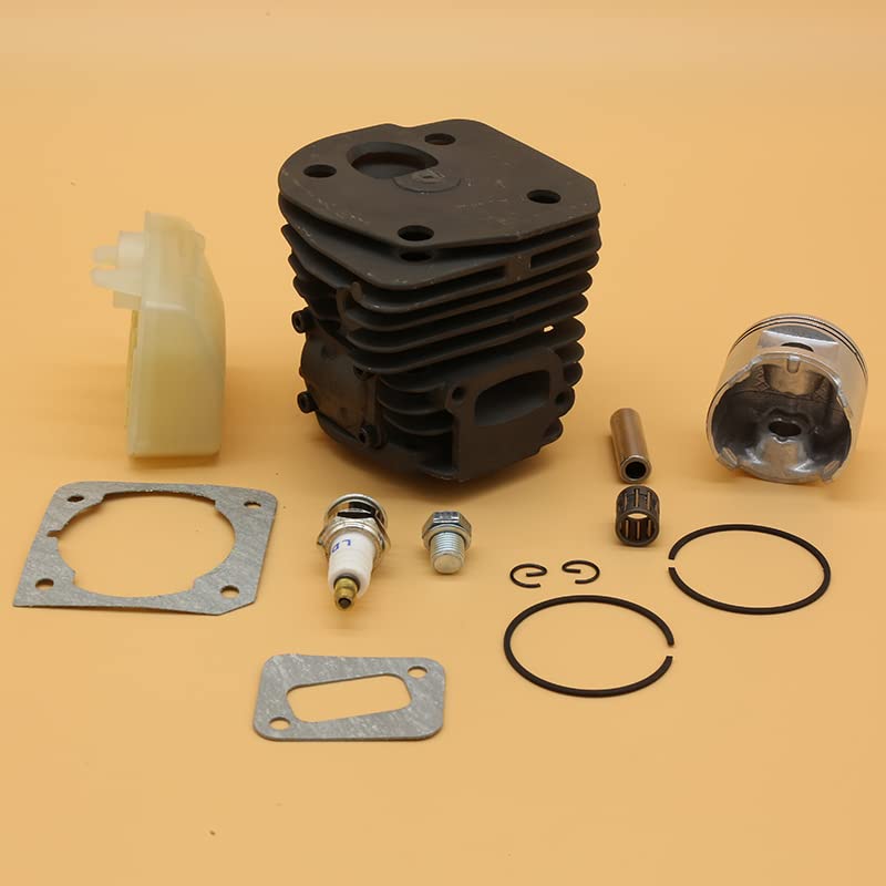 LILYY Junta de Filtro de Aire de Anillo de pistón de Cilindro de Gran Cilindro de 45mm Apta for Husqvarna 353 350 351 345 repuestos de Motosierra de Gasolina #53725 3002