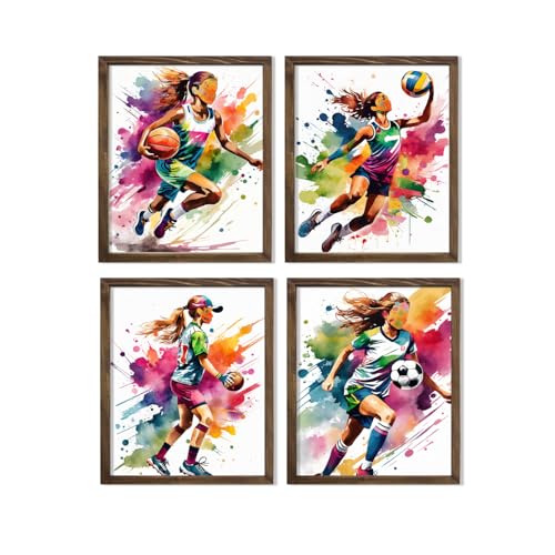 Inspirational Watercolor Ice Skater Girl Figure Skating Illustration Art Print