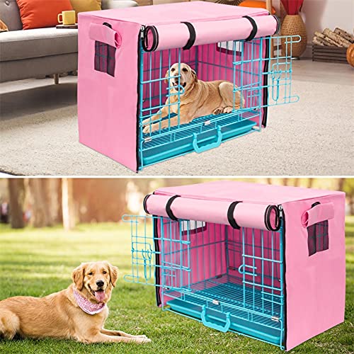 Dog Crate Cover-Esing Crate Cover, Dog Kennel Cover, Dog Cage Covers, Waterproof Soundproof Universal Protection Crate… - Image 4