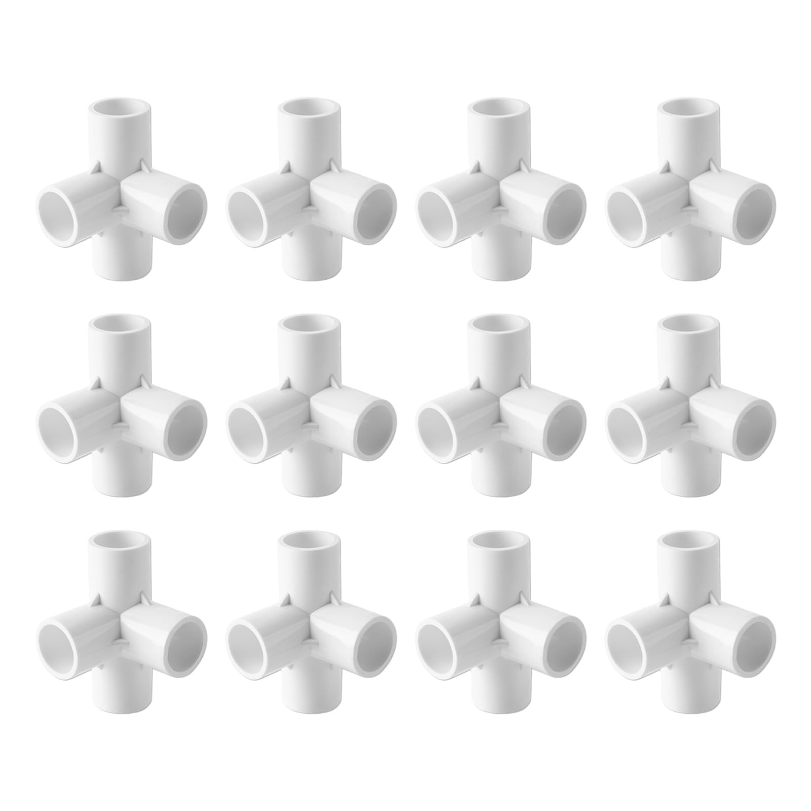 Oxxggkao Multicolor 12Pack Farm Irrigation Water Pipe Fittings Durability Quickly Valves Plumbing Connectors For Indoor And Outdoor Use Water Pipe Fittings