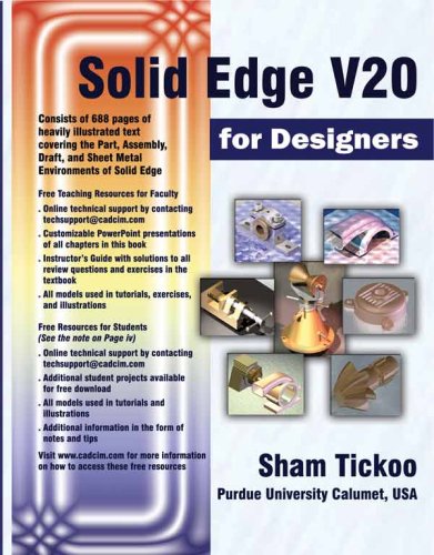 Solid Edge V20 for Designers 1932709487 Book Cover