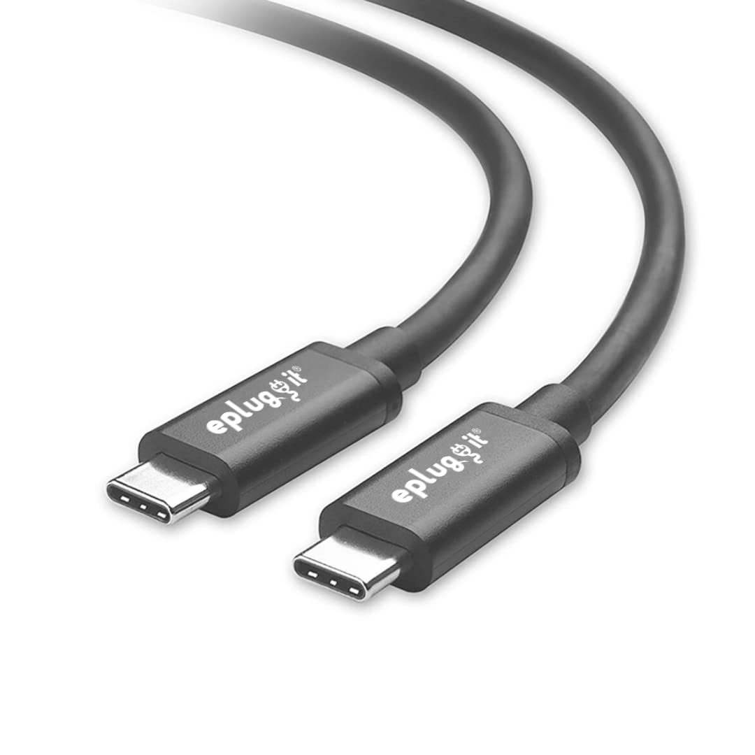 Eplugit Type C to type C 5A(100W) Data Sync & Fast Charging Cable (50% Charge in 30 mins) 1.5 Mtr Black Cable for iPhone 15, Samsung, Oneplus, Laptop, Tablet & Other (B0BF4SHNWM) Amazon Price History, Amazon Price Tracker