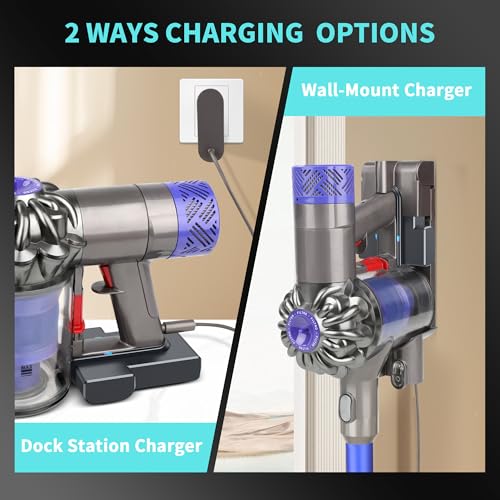Image of Premium 21.6V 8.0Ah V6 Battery Replacement Compatible with Dyson V6 Vacuum, Upgraded Li-ion Battery DC58 DC59 DC61 DC62 SV03 SV04 SV05 SV09 for V6 Absolute Animal Motorhead Handheld Cleaner