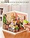 Rolife Super Creator Series, DIY Mini Fresh Flower Shop Dollhouse House Kit, Bulid Scenary for Action Collectible Figures, Creative Gifts for Women Kids Adults