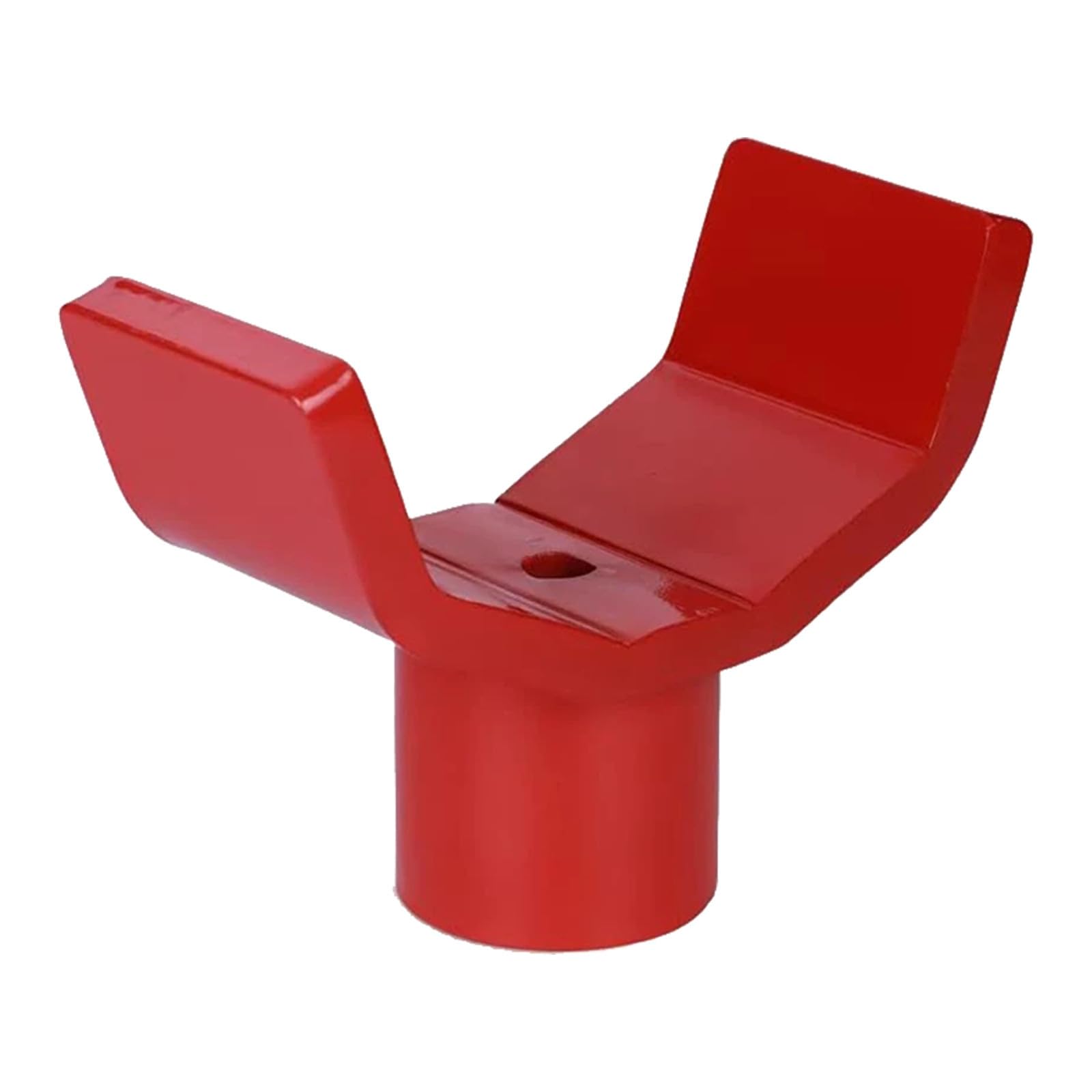 Roter Wagenheber Adapter für Flaschenheber, Schneller Wechsel, Eisen