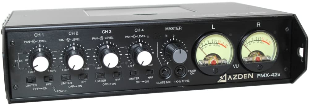 Amazon.com: Azden Mezclador portátil profesional FMX-42U