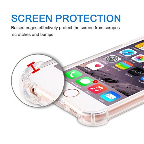 Image of Dashmesh Shopping Soft Transparent Back Case Cover for Apple iPhone 7 / iPhone 8 / iPhone SE 2020 Shock Proof Protective Anti Shock [Bumper Corners with Air Cushion Technology
