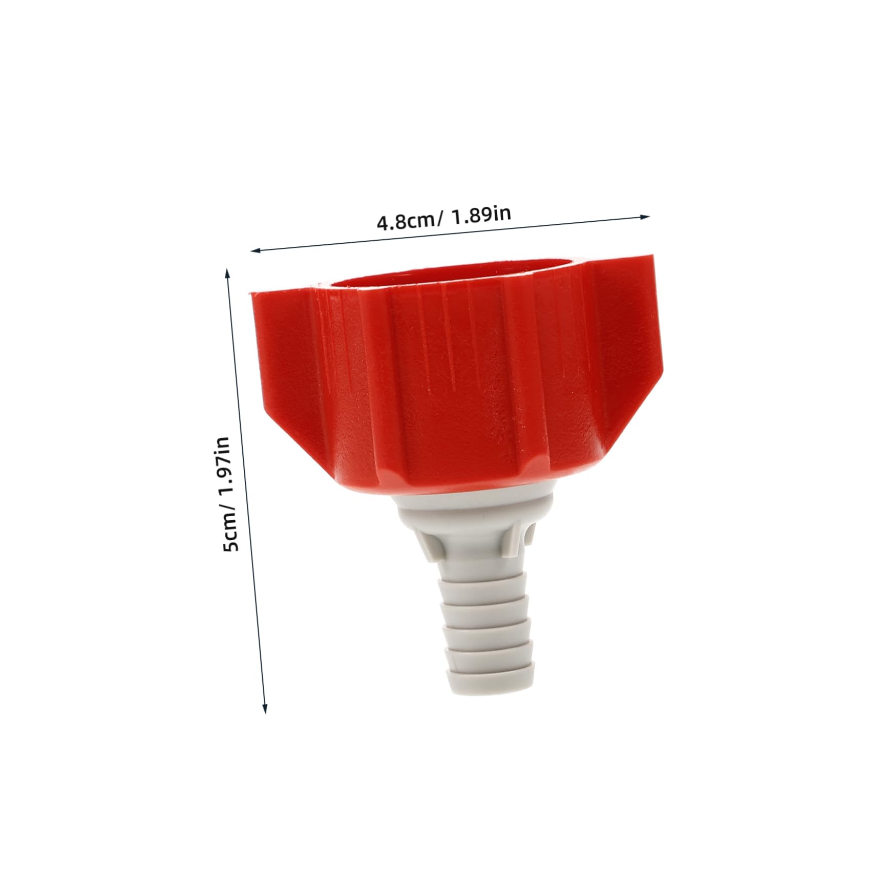 STOBAZA Water Bottle Adapter Bib Connector Plastic Soda Water Machine Adapter for Beverage