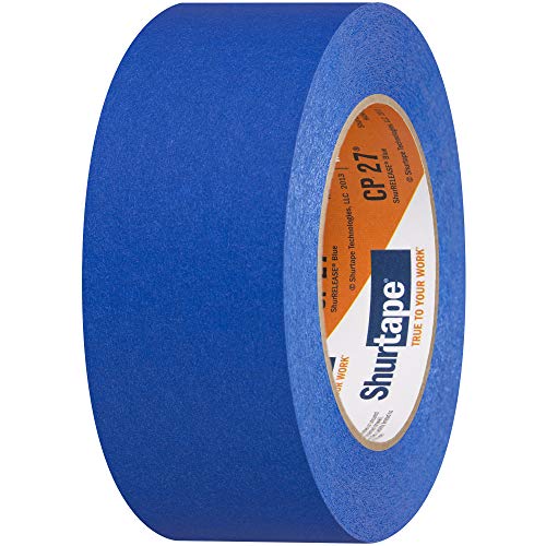 Shurtape Cp 27 14-Day Shurrelease Painter's Tape, Multi-Surface, 48Mm X 55M, Blue, 1 Roll (202880) #TOP2